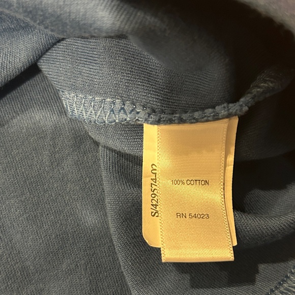 Men’s Banana Republic Shirt XL Blue Quarter Button Up - Picture 7 of 9